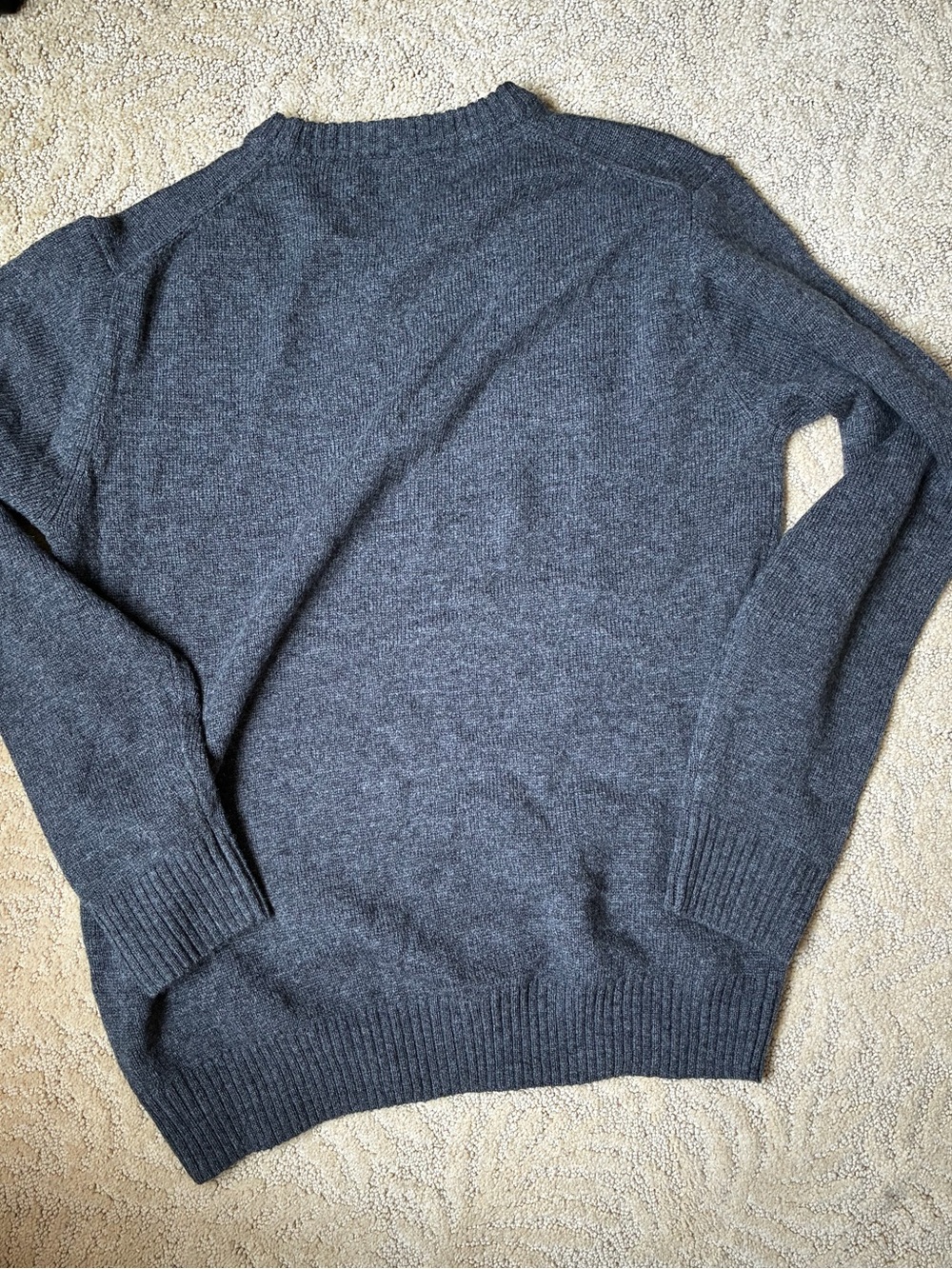 MUJI Men’s Wool Sweater – Gray, Size L – Never Worn